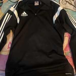 Adidas Black Half-Zip Pullover